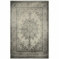 thumbnail image 1 of 8â€™x11â€™ Ivory and Gray Pale Medallion Area Rug, 1 of 4