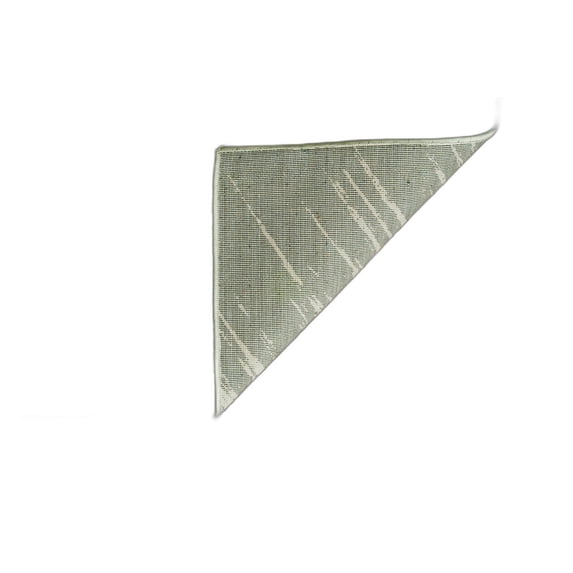 8'x11' Silver Grey Machine Woven Abstract Brushstroke Indoor Area Rug
