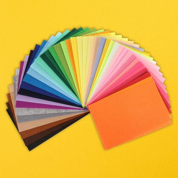 8"x12"Felt Fabric Sheet,Assorted Colors Non Woven Felt Sheets,1mm Thick Felt Fabric Square for Kids,DIY Sewing Crafts,Embroidering,School Projects,Patchwork,Festival Decoration(40PCS)