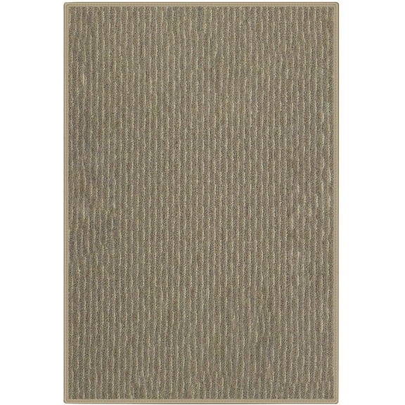 8'x18' Bayou Beige - Indoor Outdoor Area Rug Carpet Runners with a Premium Fabric Finished Edges