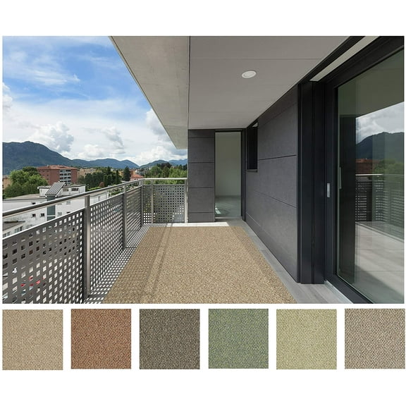 8'x18' Tree House - Indoor Outdoor Area Rug Carpet Runners with a Premium Fabric Finished Edges