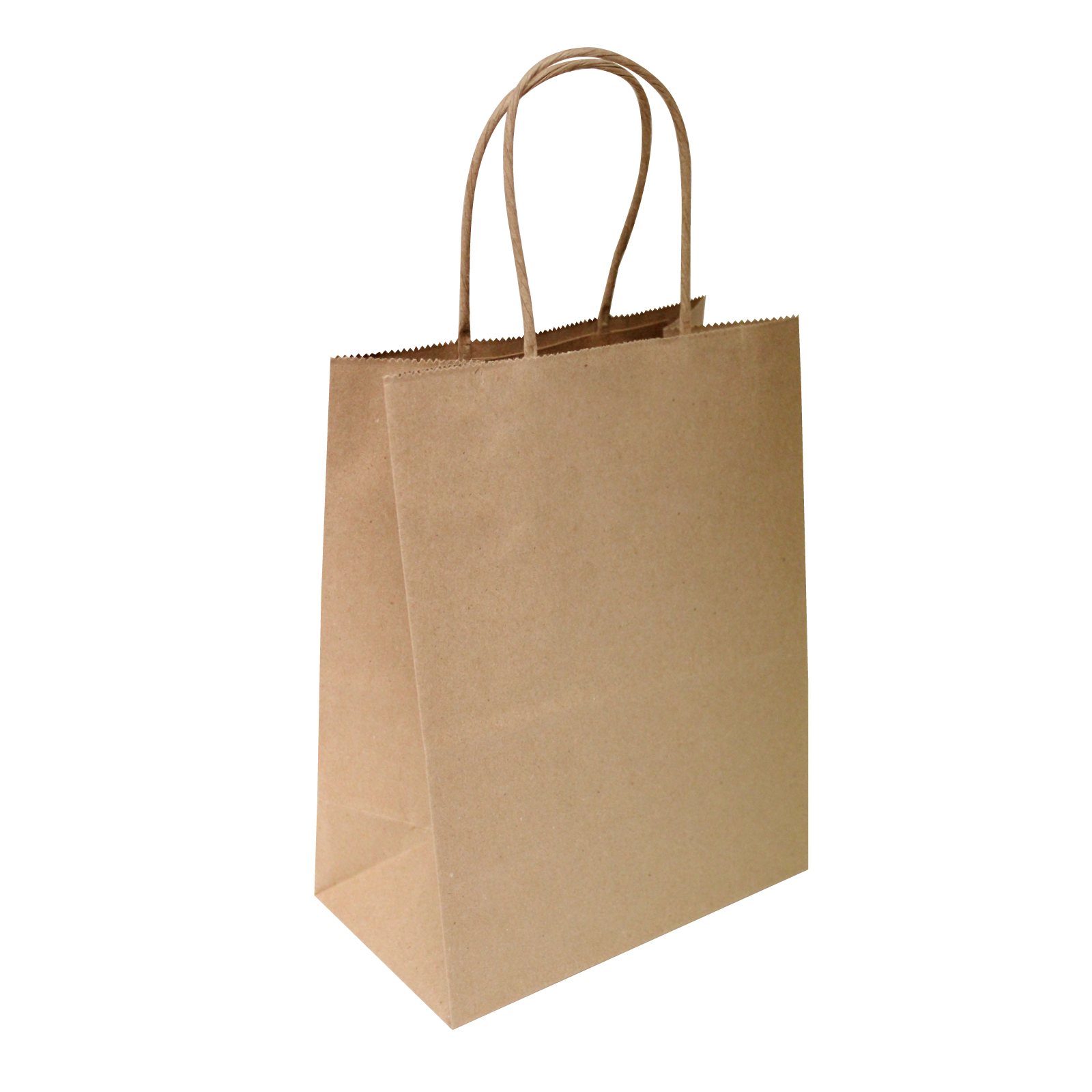 8"x4.75"x10", 50 Piece, Natural Brown Kraft Paper Bags, Shopping, Mechandise, Party, Gift Bags - image 1 of 4