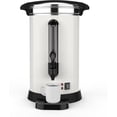 thumbnail image 1 of 80/100/120 Cups Coffee Urn, Double Wall Commerical Coffee Maker for Buffet Catering Wedding Gathering,Large Capacity Hot Coffee Dispenser,Stainless Steel Hot Water Urn, 1 of 5