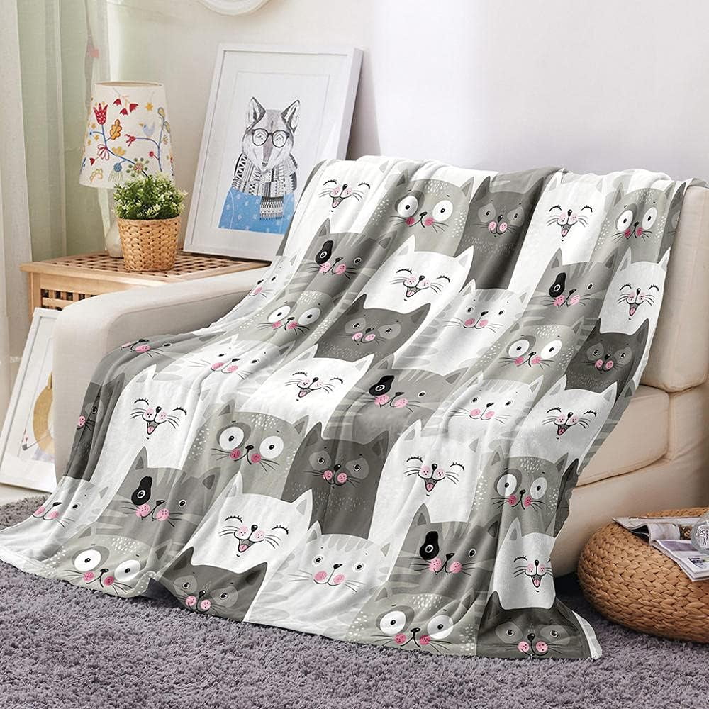 80*100CMPan a Red Animal Pop Art Keep Warm Outdoor Blankets Flannel