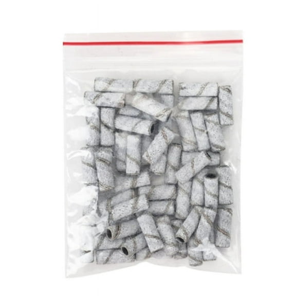 80/120/150/180/240Grit Mini Sanding Bands Stainless Steel Nail Drill Bits Mandrel Electric Manicure Accessories Tool
