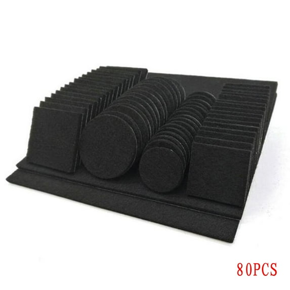 80/130pcs Furniture Chair Table Leg Self Adhesive Felt Wood Floor Protectors Anti Scratch Protect Pads Set