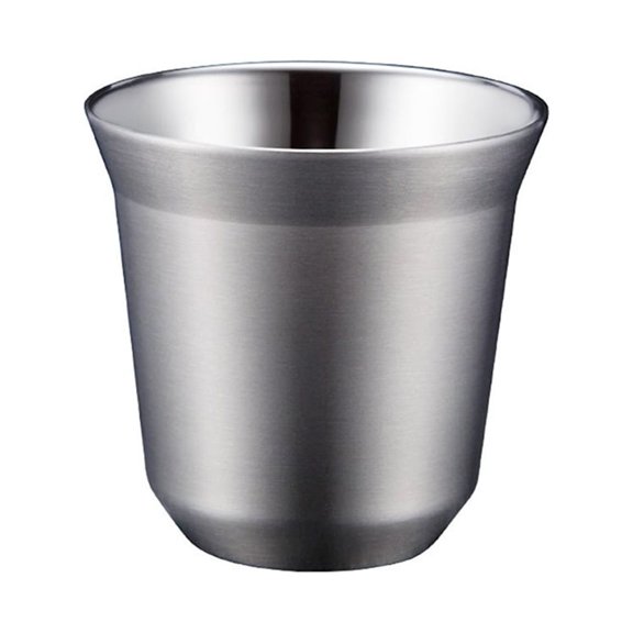 80/160ml Double Wall Heat Insulation Stainless Steel Espresso Coffee Vacuum Cup
