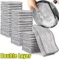 thumbnail image 1 of 80/1pcs Magic Cleaning Cloth Thickened Double -sided Metal Steel Wire Rags Kitchen Dish Pot Washdishing Cloths Towel Clean Tools, 1 of 8