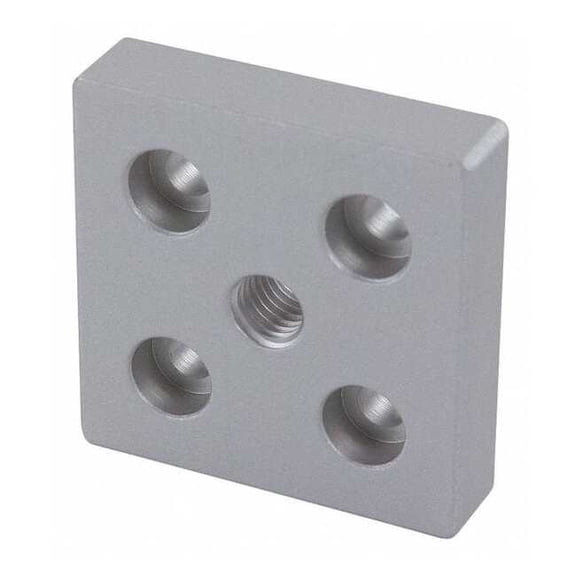 80/20 5 Hole - Center Tap Base Plate,Quad 2131