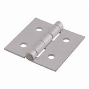 Door and Butt Hinge, Bronze, 3 in Leaf W x 3 in Leaf H, Anodized Aluminum 40-2085