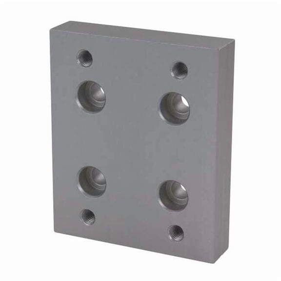 80/20 Flange Mount Caster Base Plate,Quad 2420