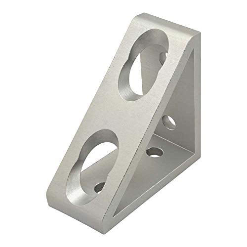 80/20 Inc., 40-4336, 40 Series 4 Hole Tall Inside Corner Gusset Bracket (10 Pack)