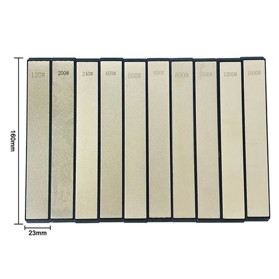 80~3000Grit Emery Whetstone Strip Household Sharpener Stone Blade Diamond Sharpening Stone Strip Polishing Grinding Tool 150 Grit Smile Home