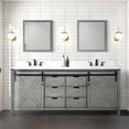 thumbnail image 1 of 80.5 in. W Ash Grey Vanity Set / White Quartz, Soft - Closing & Durable Design, 1 of 2