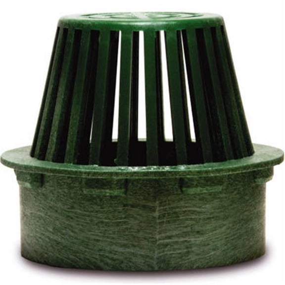 80 6 in. Green Flat Top Structural Foam Polyolefin Atrium Grate