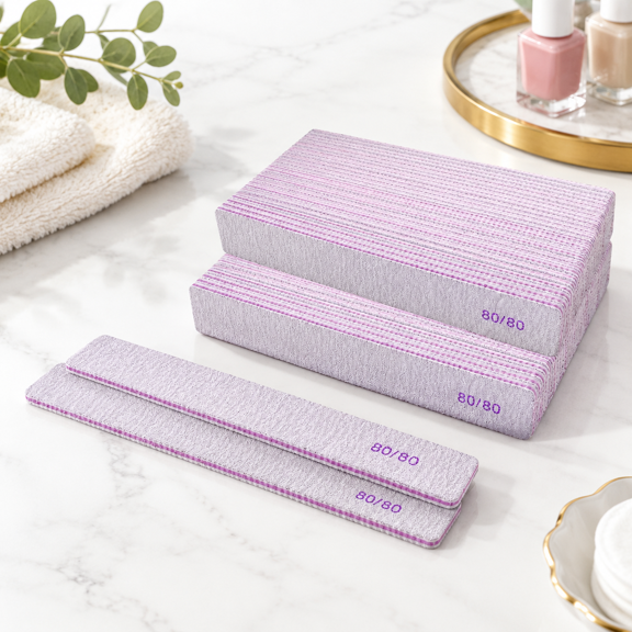 80/80 Grit Files Emeryds File For And Gels Coarse Double Sided 80 Grits Emory Professional Filers Reusable Washable Manisquare Gr