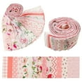 thumbnail image 1 of 84 Pcs Jelly Roll Fabric Breathable Jelly Roll Fabric Strip Practical Quilting Supplies for Blanket Purse Doll Clothes,2.52 x 19.69 in, 1 of 11