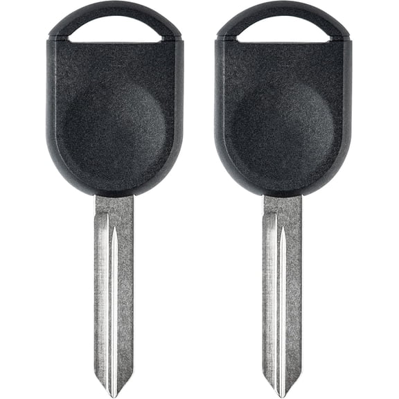 80 BIT Transponder Ignition Car Key, 4D-63 H84 H85 H92 Replacement for F-Series Expedition Escape Explorer Focus Mustang Ranger Taurus, New Uncut, 2Pcs