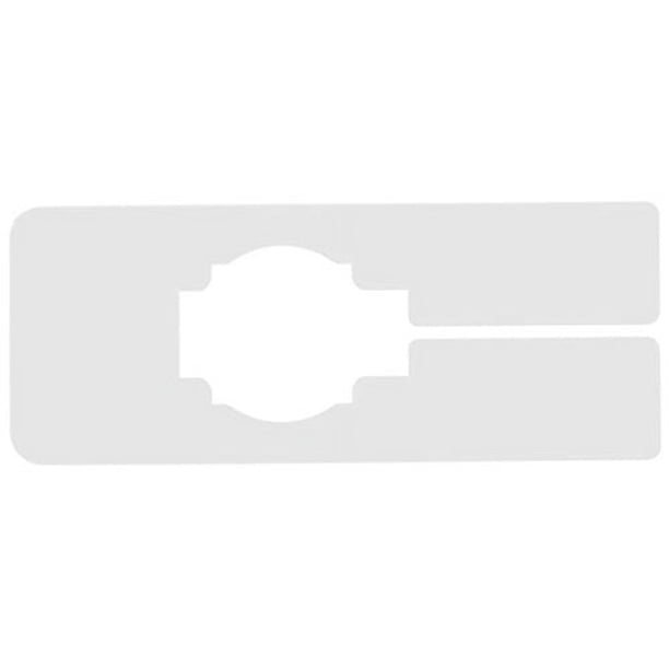 80 Blank Rectangular Size Dividers For Clothing Racks - Retail Store Display Organizers