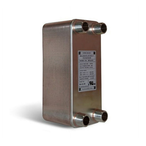 80 Brazed Plate Heat Exchanger, 200,000 BTU