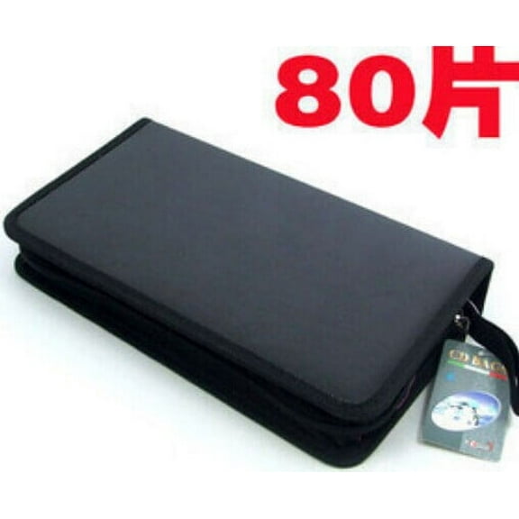 80 CD DVD DISC Holder Album Storage Case Storage Holder CD Sleeve Wallet Ideal