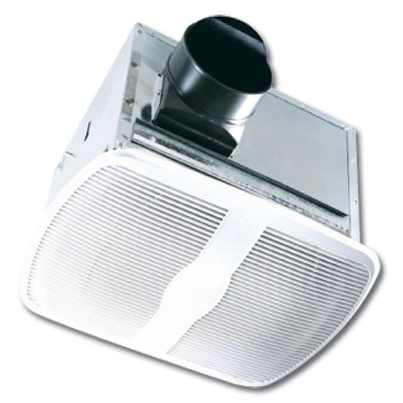 100 CFM Bathroom Ventilation Exhaust Fan with Decorative LED Light in  Brushed Nickel Trim - Walmart.com