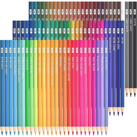 80 Colored Pencils, Colored Pencils for Adult Coloring, Soft Core Color Pencil,