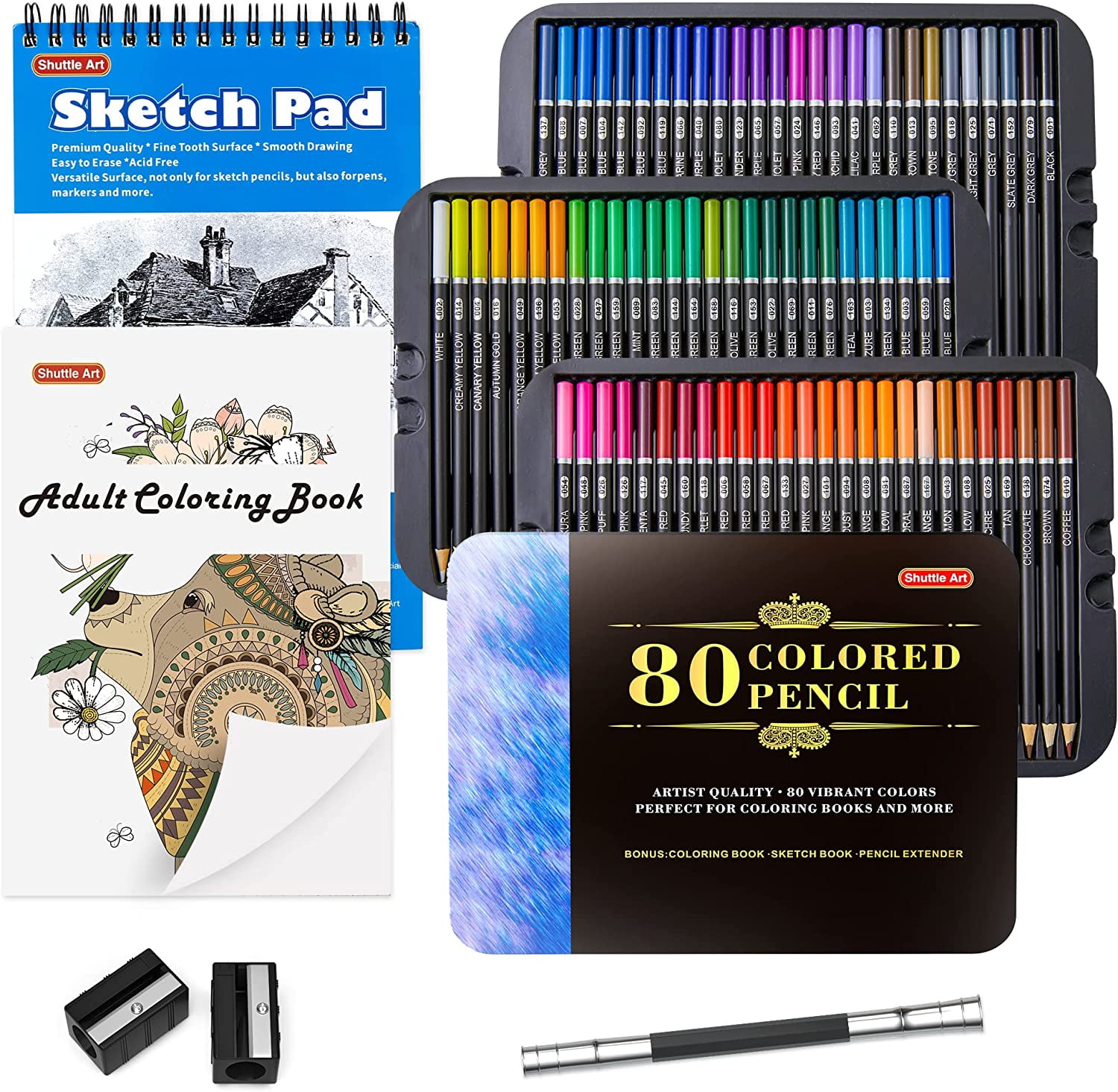 🌟🎁 Cra-Z-Art 100 Colored Pencils, Beginner To Advanced, Children