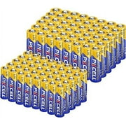 80 Count AA & AAA Batteries Value Pack - 1.5V 40 Double AA and 40 Triple AAA Zinc Carbon Battery