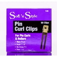 thumbnail image 1 of 80 Count , Soft 'N Style Pin Curl Clips , Hair Scalp Head - Pack of 1 w/ SLEEKSHOP Teasing Comb, 1 of 1