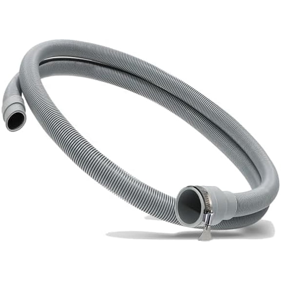 80" DC97-12534K Washer Drain Hose Assembly Compatible with Samsung WF36J4000AW WV60M9900AV. 1.5" Connection DC97-12534K Washing Machine Drain Hose Kit replace DC97-20150A Replacement