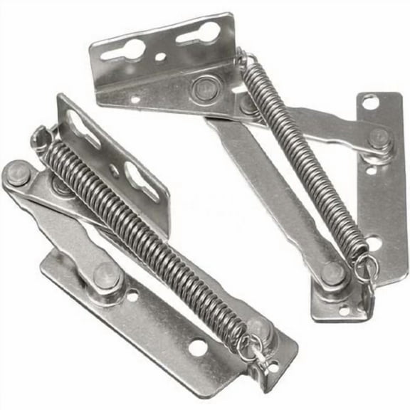 80 Degree Cabinet Hinge Full Hinge Lid Furniture Base Spring Hinge, 1 Pair