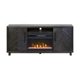 thumbnail image 1 of 80" Fireplace Console Entertainment  Fully Assembled Gray, 1 of 7