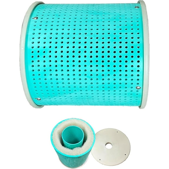 80 Gallon Big Foot Filter w/Filter Matting for Lake & Pond Irrigation pump, fountains, irrigation sprinkler pump