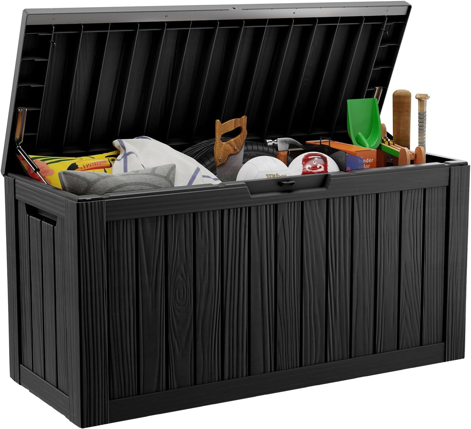 80 Gallon Deck Box for Outdoor Storage Waterproof Perfect for Patio