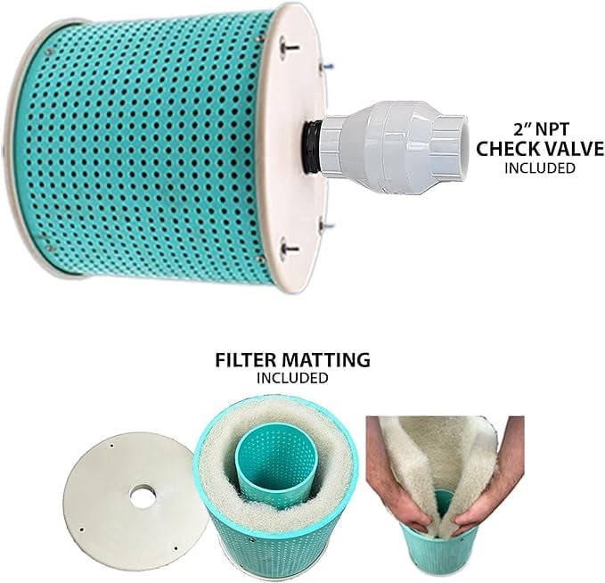 80 Gallon Filter Kit for Lake Irrigation Pump | 80 Gallon Big Foot ...