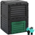 80 Gallon Large Compost Bin, BPA Free Outdoor Composting Tumblers for