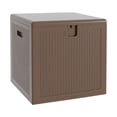 thumbnail image 1 of 80 Gallon Outdoor Storage Box Waterproof, Lockable Resin Deck Box, Patio Deck Storage Box For Package Delivery, Square Deck Box Container for Furniture Cushions, Garden Tools, Pool Accessories, 1 of 8