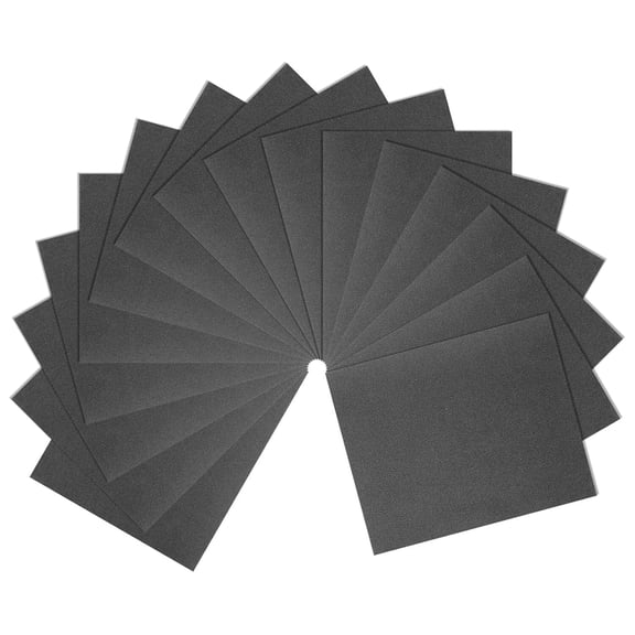 SATC 25Pcs 9 Inch x 11 Inch Silicon Carbide Sandpaper for Polishing 80 Grit
