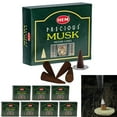 thumbnail image 1 of 80 Hem Musk Scent Incense Cones Backflow Bullet Burner Smoke Tower Natural Aroma, 1 of 3