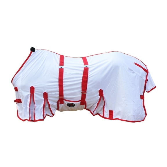 Challenger Horse Mesh Light Weight Summer Fly Sheet Spring Airflow White 73409B