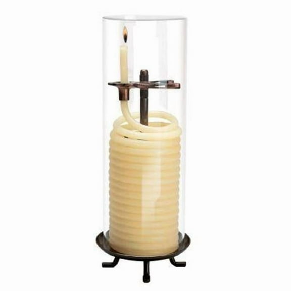 80 Hour Coil Citronella Candle with Glass Globe