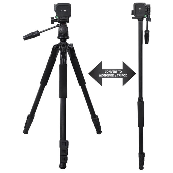 80" Inch Heavy Duty Camera Tripod for DSLR Cameras/Camcorders