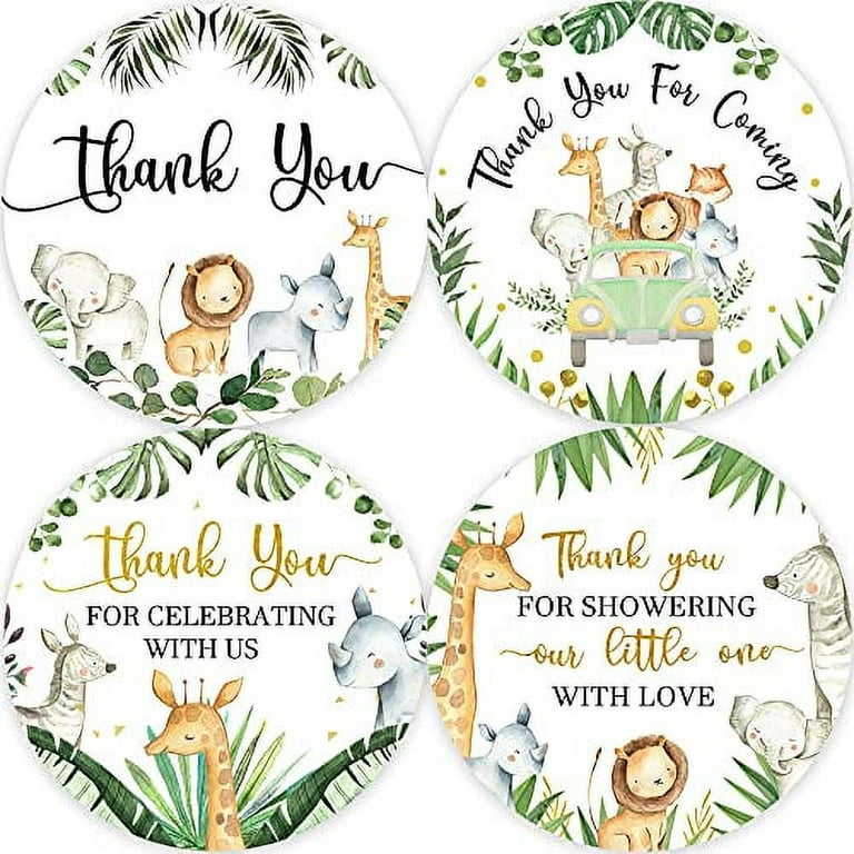 48 Birthday Stickers Personalised Labels Thank You For Coming To