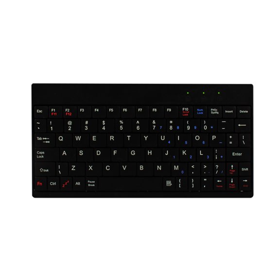 80 Keys Mini Wired USB Keyboard with Tablet Stand Portable Compact Keyboard for Windows Android