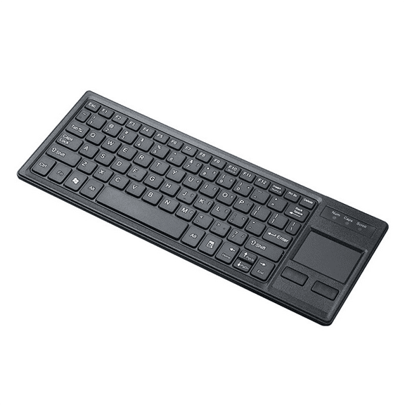 80 Keys USB Wired Keyboard Ultra Thin Mini Compact Touch Keyboard HUB Function Wired Touch Keyboard