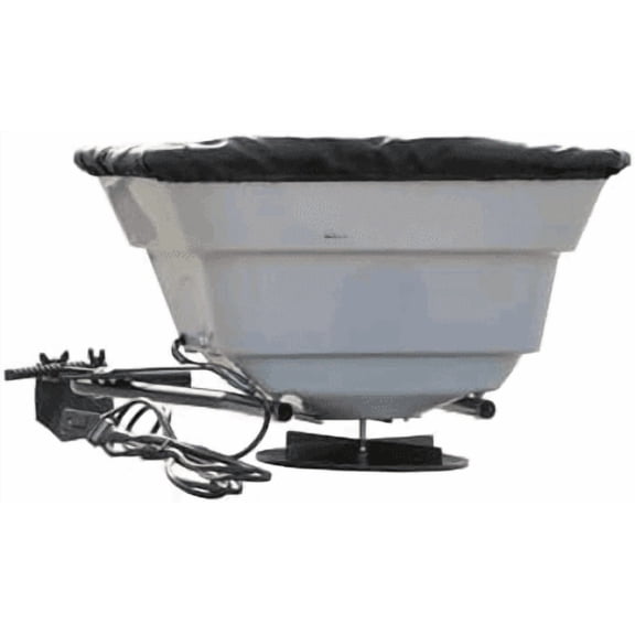 - 80 LB ATV/UTV Broadcast Spreader - 12-Volt Heavy Duty Motor - Salt, Seed, Fertilizer & More - Adjustable Drop Rate - Included Hopper Cover - Mounts to Front or Rear Utility Rack$$Garden & Patio