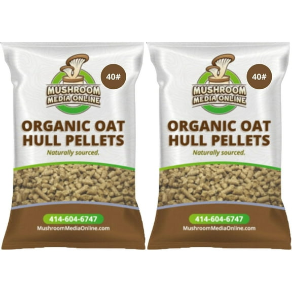 80# MashroommediaOnline 100% Organic Oat Hull Pellets