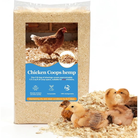 80 Ounces Radiata Pine Shavings for Chicken Coop Bedding,5LB Pine Shavings,Super Absorbent,Low Dust,Eliminating Bad Smells for Nesting Boxes Brooder