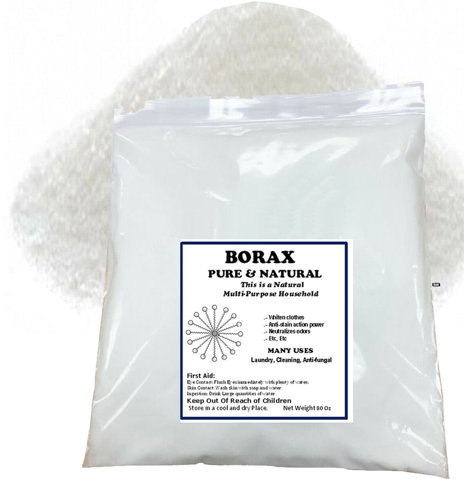 Milliard Borax Laundry Booster, Pure Multi Purpose Cleaner - Detergent  Powder (5 lb)